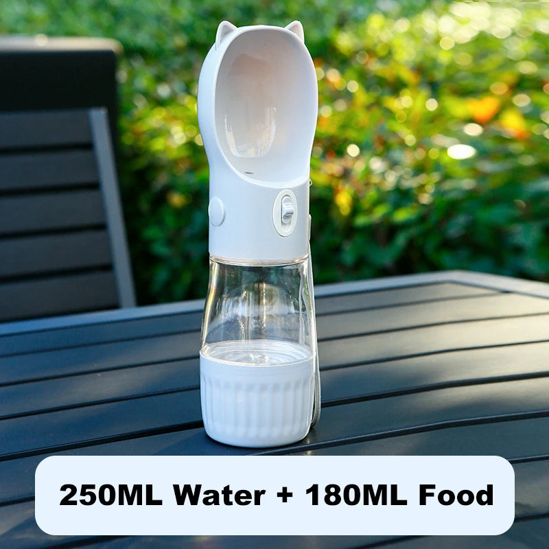 2 In 1 Pet Water Bottle