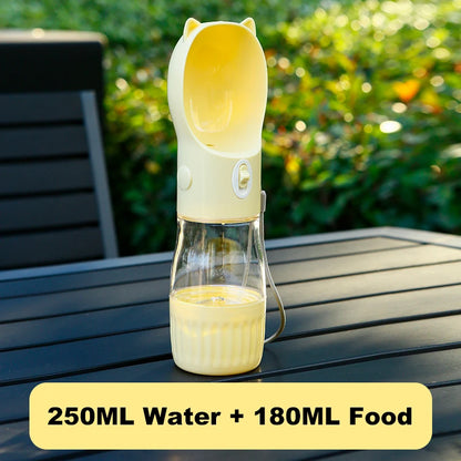 2 In 1 Pet Water Bottle